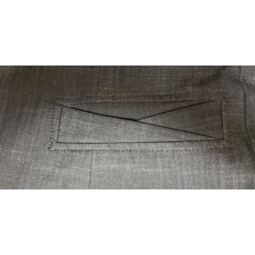 NWT Signature By Larry Levine Suit Jacket Color Heather Gray Size 8 - Picture 7 of 12